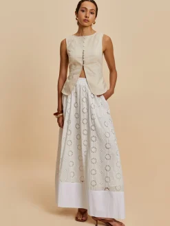 Cotton & Linen Casual Sleeveless Blouse