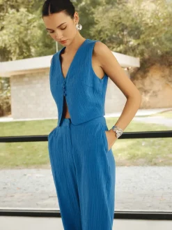 Cotton & Linen Leisure Pants Set