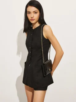 Cotton & Linen Pockets Short Set