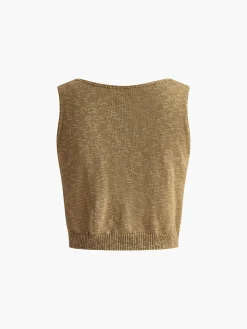 Cotton Blends Crop Top