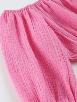Cotton Blends Pants Set