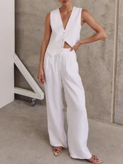 Cotton Casual Pants Set