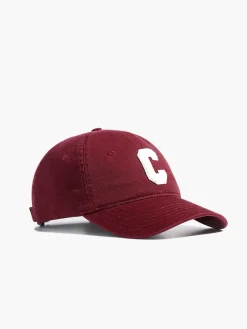 Cotton C-Letter Soft Top Cap Hat