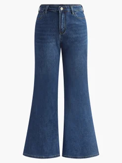 Cotton Denim Bootcut Jeans