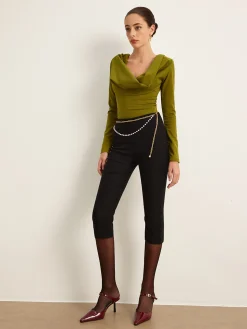 Cowl Neck Bodysuit