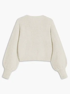 Crew Neck Bow Knit Top