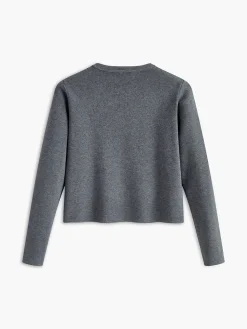 Crew Neck Button Knit Cardigan