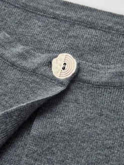Crew Neck Button Knit Cardigan