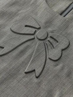 Crew Neck Panel Pleated Tank Dress