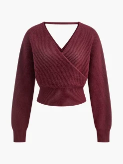 Criss Cross Cinched Sweater