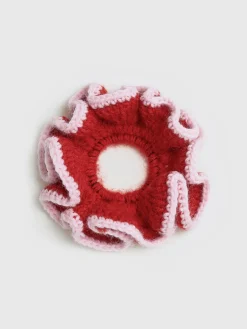 Crochet Ruffle Scrunchie