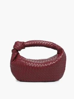 Croissant Knotted Braided Shoulder Bag
