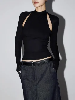 Crop Cutout T-Shirt