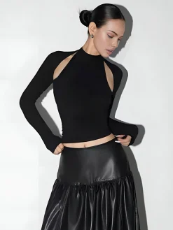 Crop Cutout T-Shirt