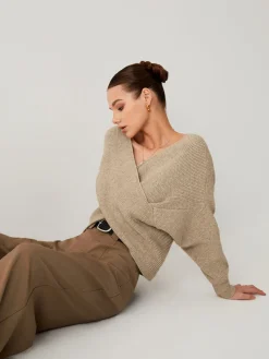 Cross My Heart Oversized Crop Sweater