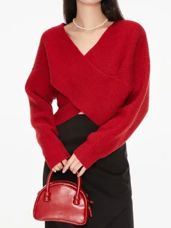 Cross My Heart Oversized Crop Sweater