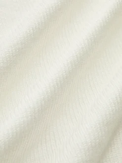 Cross-Over Collar Cold-Shoulder Sweater