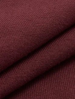 Cross-Over Collar Pleated Cinched T-Shirt