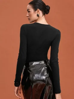 Cutout Skinny Bodysuit