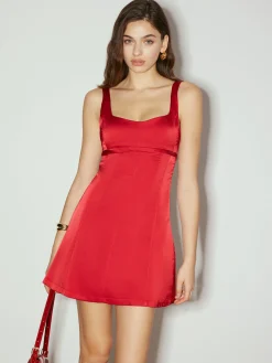 Cutout Strappy Short Dress