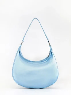 3D Flower Zipper Crescent Bag