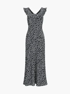 Daisy Floral Print Long Dress