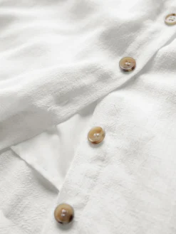 Darling Linen Plain Mini Dress