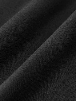 Denim Panel Suit Pants