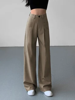 Divine Pleat Wide Leg Dress Pants