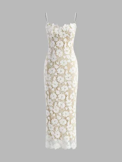 Double Layer Lace Cami Dress