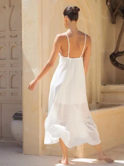 Double Layers Cami Long Dress
