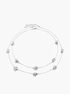 Double-Layer Irregular Stones Necklace