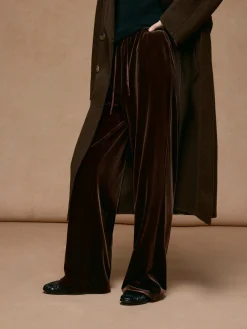 Drawstring Cozy Draped Pants
