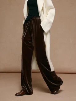 Drawstring Cozy Draped Pants