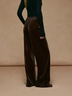 Drawstring Cozy Draped Pants