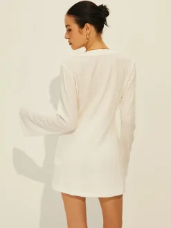 Drawstring Shift Shorts Set
