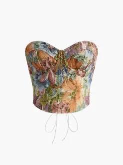 Drawstring Wrap Corset