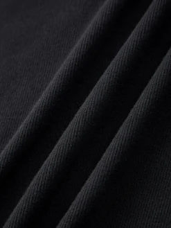 Drop Shoulder Drawstring Hooded Dress