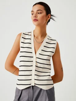 Effortless Stripe Vest