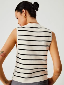 Effortless Stripe Vest
