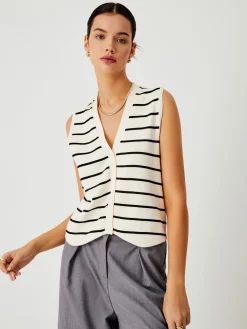 Effortless Stripe Vest
