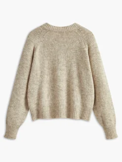 Elegant Heart-Button Cardigan