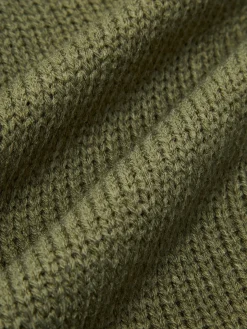 Elegant Metal Lapel Sweater