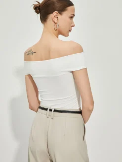 Elegant Off-Shoulder T-Shirts