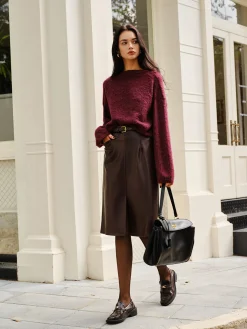 Elegant Plain Minky Sweater