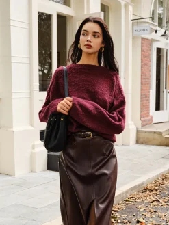 Elegant Plain Minky Sweater