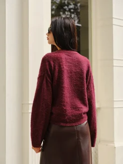 Elegant Plain Minky Sweater
