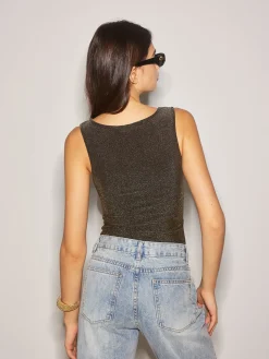 Elegant Purl Crop Tank Top