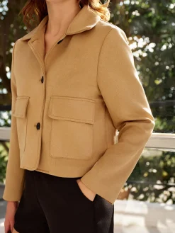 Elegant Short Polo Jacket