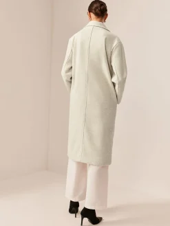 Elegant Tweed Long Coat
